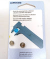 T079 - 1 pc. Blue Econo Slide Gauge Caliper - Measuring Tool - 80mm (3.14 in) - Beadalon