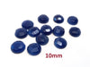 SP006 - 4 pcs Synthetic Opal Stone - Dark Blue - 10mm - Faceted - Cabochons - Made in India