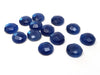 SP001 - 4 pcs Synthetic Opal Stone - Dark Blue - 8mm - Faceted - Cabochons - Made in India