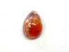 PRTD1 - 1 pc. Genuine Mexican Fire Opal Cabochons - Teardrop - OOAK - To use with Bails and on Flat Pads! - R - Made in Mexico