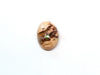 PSV1 - 1 pc. Genuine Mexican Fire Opal Cabochons - Oval - OOAK - To use with Bails and on Flat Pads! - S - Made in Mexico - 10mm