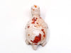 PSTL30 - 1 pc. Genuine Mexican Fire Opal Cabochons - Turtle - OOAK - Made in Mexico - 38mm