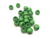 BD920 - 100 pcs Army Green Smooth Ball Spacer Beads - 10mm - Large Hole: 4.7mm - Fits European Cords and Paracord!