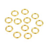 JR0020 - 50 pcs 304 Stainless Steel Soldered Closed Jump Rings 5mm - 20 Gauge (0.8mm Thick) - Golden - High Quality!