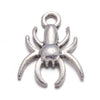 P030 - 30 pcs. Antique Silver Spider Charms Pendants - 18mm x 14mm - Hole Size: 2mm