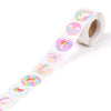 STPRU - 1 Roll of 500 pcs. Unicorn Rainbow Packaging Shipping Stickers - 1" (25mm)