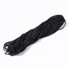 RR001B - 10 YDS - Black Rhinestone Glitter Tubing Rope Cord - 6mm Thick - 2mm Hole