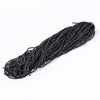 RR002B - 10 YDS - Black and Silver Rhinestone Glitter Tubing Rope Cord - 6mm Thick - 2mm Hole