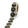 STTYB - 1 Roll of 500 pcs. Thank You Hearts Packaging Shipping Stickers - 1" (25mm)