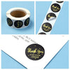 STTYB - 1 Roll of 500 pcs. Thank You Hearts Packaging Shipping Stickers - 1" (25mm)
