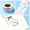 STTYF - 1 Roll of 500 pcs. Thank You Floral Packaging Shipping Stickers - 1" (25mm)