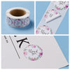 STTYF - 1 Roll of 500 pcs. Thank You Floral Packaging Shipping Stickers - 1" (25mm)