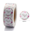 STTYF - 1 Roll of 500 pcs. Thank You Floral Packaging Shipping Stickers - 1" (25mm)