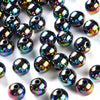 BD839 -100 pcs Acrylic Rainbow Smooth Ball Spacer Beads - 10mm - Hole: 2mm