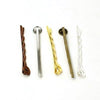 H022 - 50 pcs. Assortment of Bobby Pins - 8mm Glue Pad - Ripple Pattern - 52mm x 8mm (2" x 0.3") - 6 Colors
