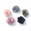 CA486 - 10 pcs. Variety Pack - Fabric Shabby Rose Flowers - 20mm x 20mm (3/4") - Embellishments - Cabochons - Appliques
