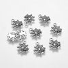 P095 - 10 pcs. Antique Silver Spider Web Charms Pendants - 17mm x 14mm - Hole Size: 2mm