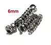 BD273 - 20 pcs Gunmetal Black Clear Rhinestone Rondelle Spacer Beads - 6mm x 3mm - Grade A - Hole Size: 1.5mm - Straight Edge