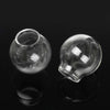 GJ001 - 5 pcs. Glass Globe Vials for Jewelry Creations - Pendants, Earrings, Rings - For liquids, sand, rhinestones, etc! 27mm x 25mm (1 1/8" x 1")