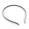 H033 - Thin - 10 pcs. - Gunmetal Black Iron Headbands - 4mm wide - 110mm diameter (4.33")
