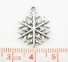 BD074 - 40 pcs. Antique Silver Assortment of Christmas Charms Pendants - 17x7mm to 29x17mm