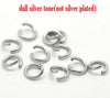 J177B - 500 pcs Stainless Steel Open Jump Rings 6mm - 17 Gauge - High Quality