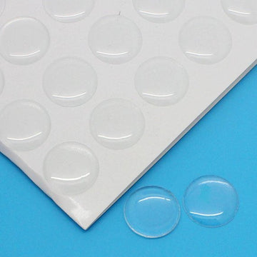 BD374 - 275 pcs. Circle Clear Round Epoxy Resin Stickers - 10mm (0.39 in)