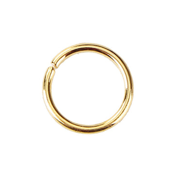 J072 - 100 pcs Gold Plated Open Jump Rings - 9mm - 18 Gauge (1mm Thick)