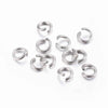 J707A - 100 pcs 304 Stainless Steel Open Jump Rings 8mm - 20 Gauge (0.8mm) - Tarnish Resistant!