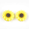 RC0042 - 10 pcs Sunflower Embellishment Cabochons Flowers - 15mm - Yellow